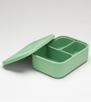 Lancheira Bento Box Silicone Verde Twibex
