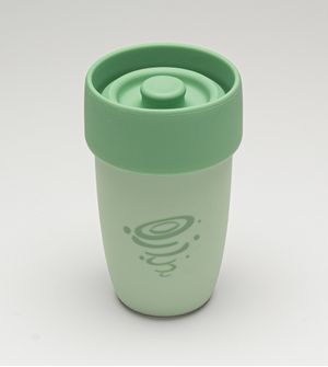 Copo de Treinamento em Silicone 360 Verde 240ml Twibex