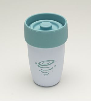 Copo de Treinamento em Silicone 360 Azul 240ml Twibex