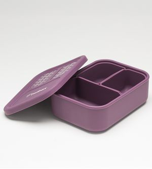 Lancheira Bento Box Silicone Lilás Twibex