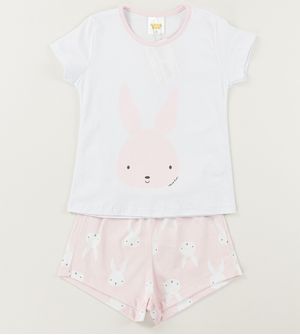 Conjunto Pijama Bunny Rosa