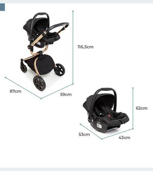 Carrinho Travel System Epic 360° Trio Isofix Infanti