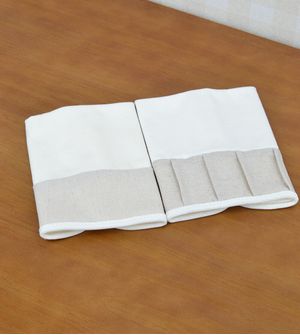 Kit Pano de Boca Linho com 2 peças