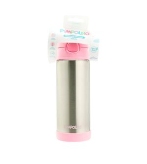 Garrafa Térmica Inox 400ml Rosa