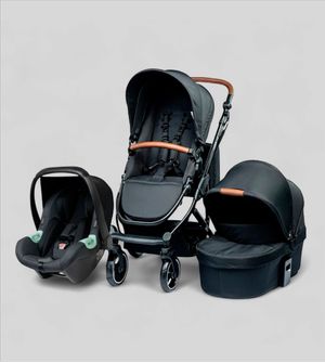 Carrinho COMO 4 com Bebê Conforto e Moisés ABC Design