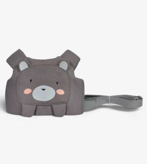 Colete Andador Urso Cinza Kikkaboo