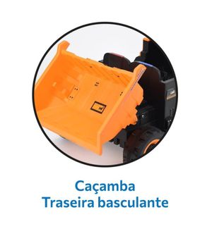 Caminhão Basculante R/C Elétrico 12V Bandeirante