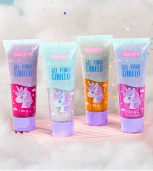 Gel para Cabelo com Glitter Unicórnio - Brilho de Fada