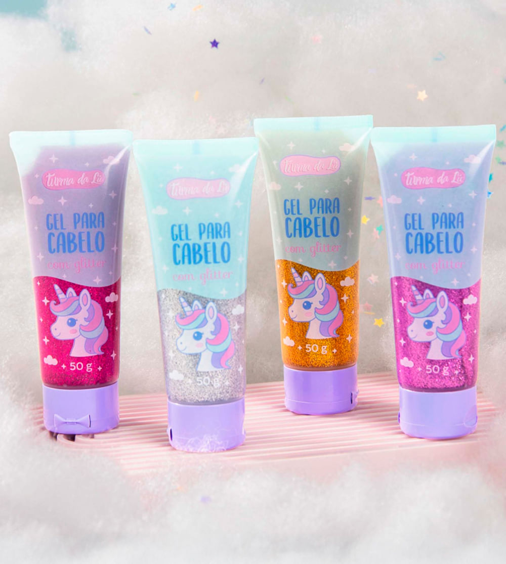 Gel para Cabelo com Glitter Unicórnio - Brilho de Fada - Alô Bebê ...