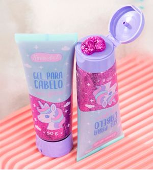 Gel para Cabelo com Glitter Unicórnio - Brilho de Fada