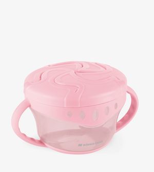 Tigela Snack-Me-Up Rosa 300ml Kikkaboo