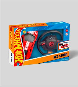 Carrinho de Controle Remoto Red Storm Hotwheels