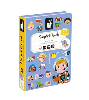 Livro Magnético Profissões 48 peças Janod