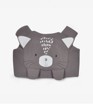 Colete Andador Gato Cinza Kikkaboo