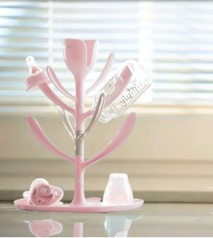 Escorredor de Mamadeiras Tulip Rosa - Kikka boo