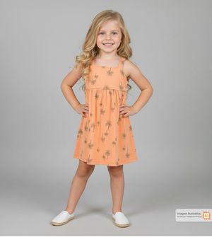 Vestido Palmeiras Laranja