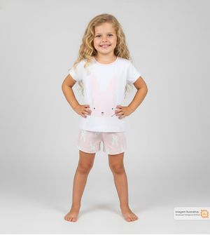 Conjunto Pijama Bunny Rosa