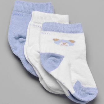 Kit Meia Baby Urso - 49001/04 Tam. 13 a 20