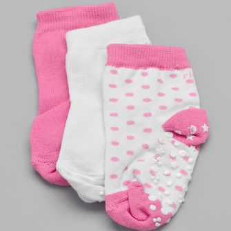 Kit Meia Antiderrapante com 3 Unidades 49046.08 Tam. 25 a 28