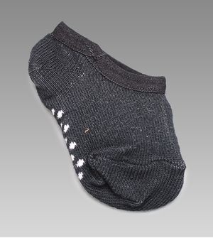 Meia Sapatilha Divertidas - 01042 Preta Tam. 13 a 16