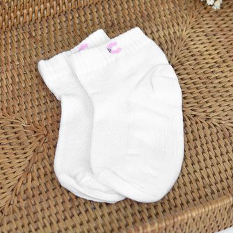 Kit Meia Cano Curto Infantil com 3 Unidades Tam. 23 a 26