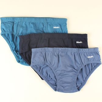 Kit Cueca Slip Kids com 3 Unidades 11308 Azul De 2 a 13 anos