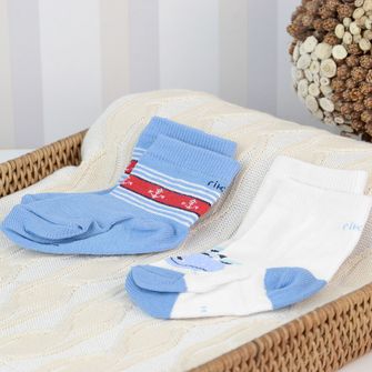 Kit Meia Baby Baleia - 49001/03 Tam. 17 a 20