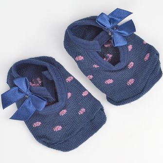 Meia Sapatilha Laço - 01122/03 Tam. 13 a 16