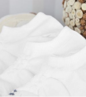 Kit Meia Invisível com 3 Unidades Branco Tam. 23 a 30