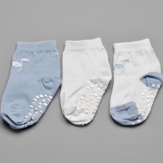 Kit Meia Antiderrapante com 3 Unidades Tam. 17 a 28