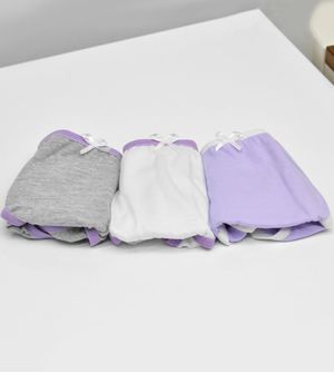 Kit Calcinha Lobinha com 3 unidades 18101089 De 0 a 11 anos