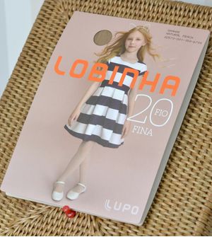 Meia Calça Lobinha Fio 20 Fina Marrom De 0 a 12 anos