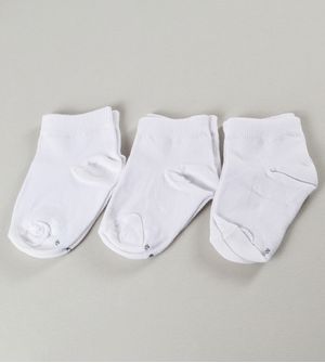 Kit Meia Kids Cano Médio com 3 Pares Tam. 24 a 35