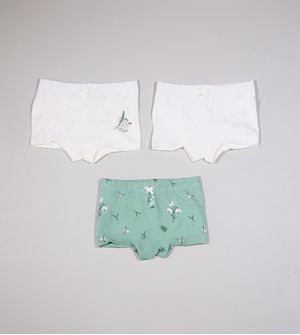 Kit Calcinha Boxer 3 Unidades - N5691 De 1 a 4 anos