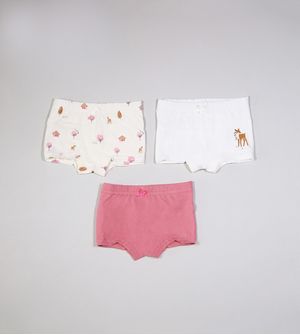 Kit Calcinha Boxer 3 Unidades - N5692 De 1 a 4 anos