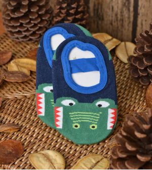 Meia Sapatilha Antiderrapante Jacaré Tam. 15 a 23