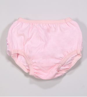 Calcinha Renda Rosa - 33 De 0 a 4 anos