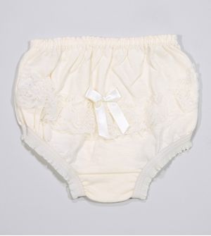 Calcinha Renda Bege - 20 De 0 a 4 anos