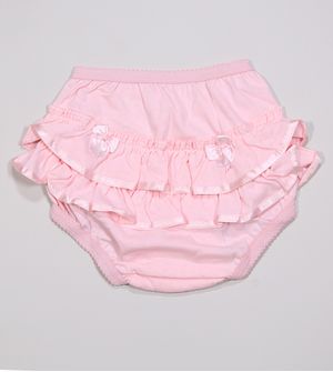 Calcinha Babadinho Rosa - 37 De 1 a 4 anos