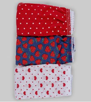 Kit Calcinha Estampada com 3 unidades - 6519 De 2 a 6 anos