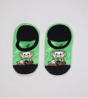 Meia Sapatilha Bebê Antiderrapante Turma da Mônica 27 a 30