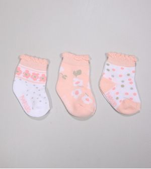 Kit Meia Colorida com 3 Unidades - 300613 Tam. 0 a 15
