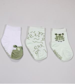 Kit Meia Colorida com 3 Unidades - 3750 Tam. 16 a 20