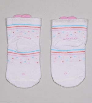 Meia Baby Coração Branco 02038/033/1120/10 Tam. 16 a 23