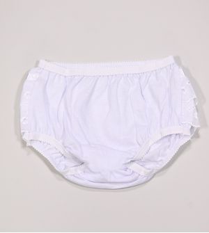 Calcinha Renda Branco - 33 De 0 a 4 anos