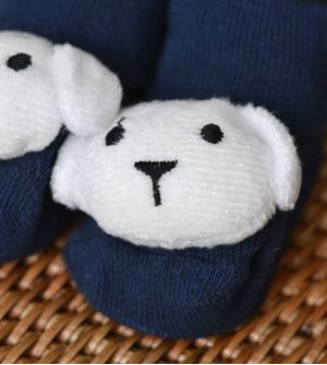 Meia Antiderrapante com Bichinho - Cachorro Tam. 15 a 20