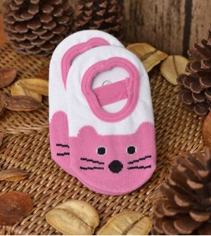 Meia Sapatilha Antiderrapante Gatinha Tam. 15 a 23