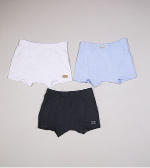 Kit Cueca Boxer 3 Unidades - N5896 De 2 a 12 anos
