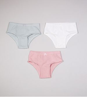 Kit Calcinha 3 Unidades - N5693 De 2 a 12 anos