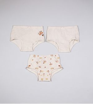 Kit Calcinha 3 Unidades - N5690 6 meses a 4 anos
